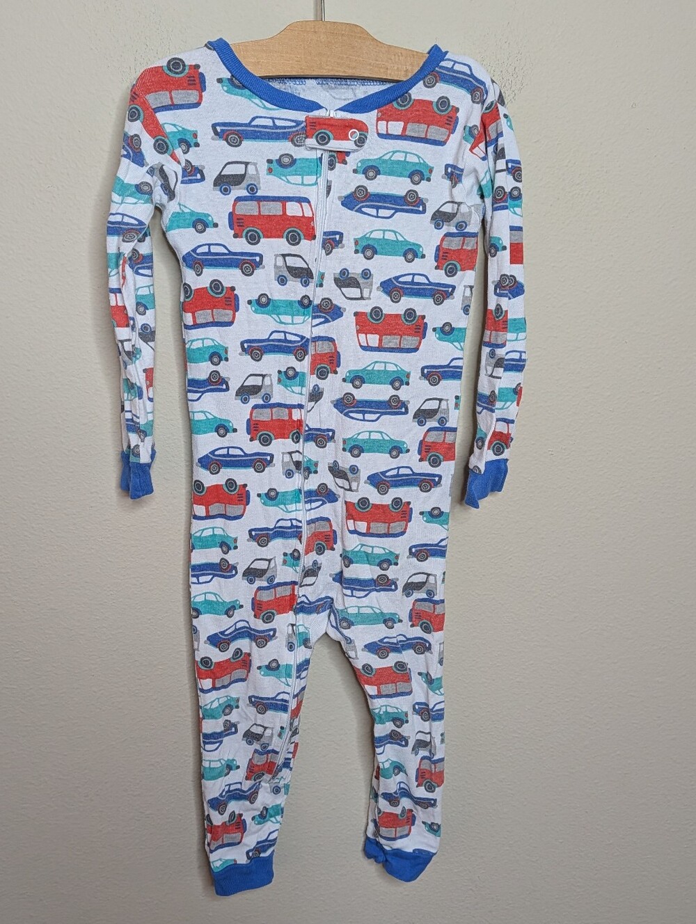 Simple Joys by Carter's Cars Footless Zip Pajamas Cotton 2T